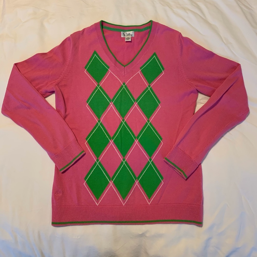 Lily Pulitzer sz Medium cotton sweater
